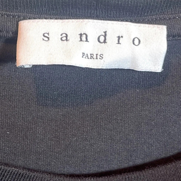 Sandro Rayi T-Shirt With Scarf Print size 0 - Picture 5 of 8